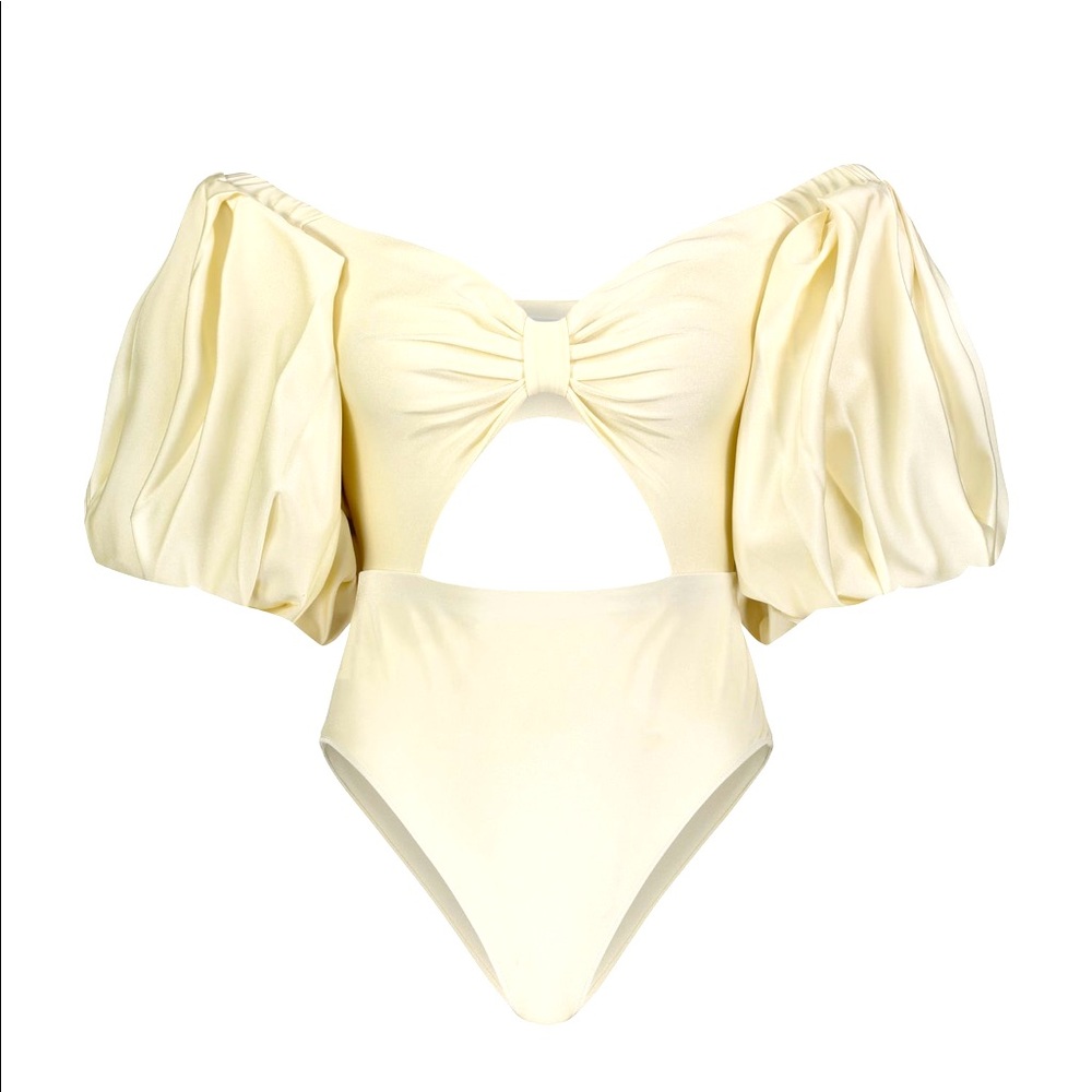 Fe Noel puff sleeve body suit XXL